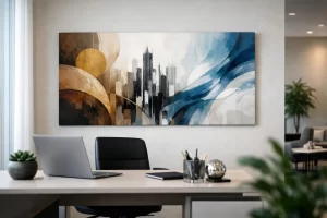 Arte para oficinas con identidad y presencia