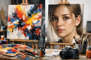 Arte abstracto vs hiperrealismo contemporáneo