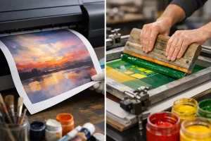 Qué diferencia hay entre giclée y serigrafía