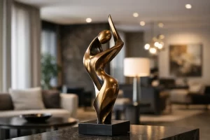 Escultura bronce para espacios con carácter