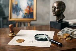 Certificados de autenticidad artística y valor