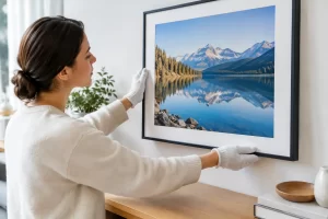 Cómo cuidar impresiones giclée enmarcadas